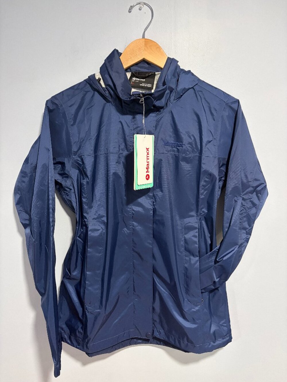 Marmot Womens PreCip Eco Jacket- Arctic Navy